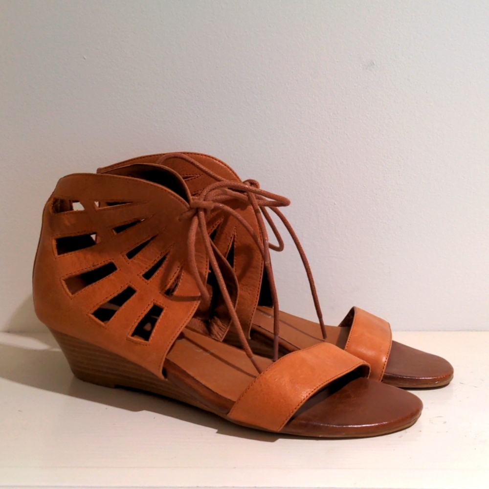 Jeffrey Campbell Leather Lace Up Sandals Size 38